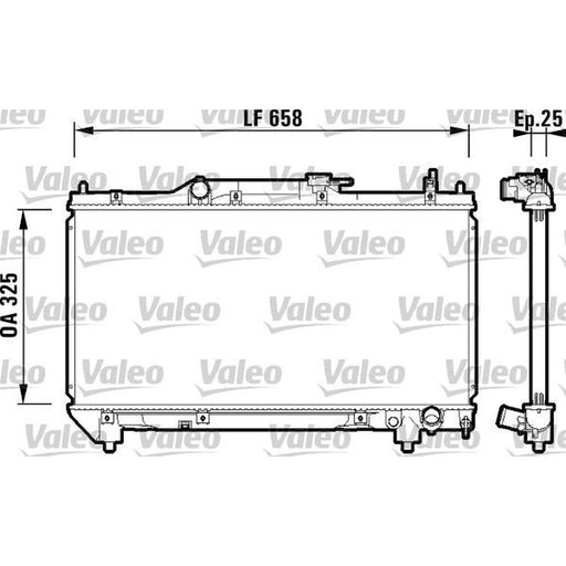 Valeo Engine Radiator 732951
