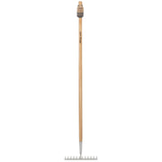 Draper Heritage Stainless Steel Garden Rake with Ash Handle 99015 Draper - Dynamic Drive