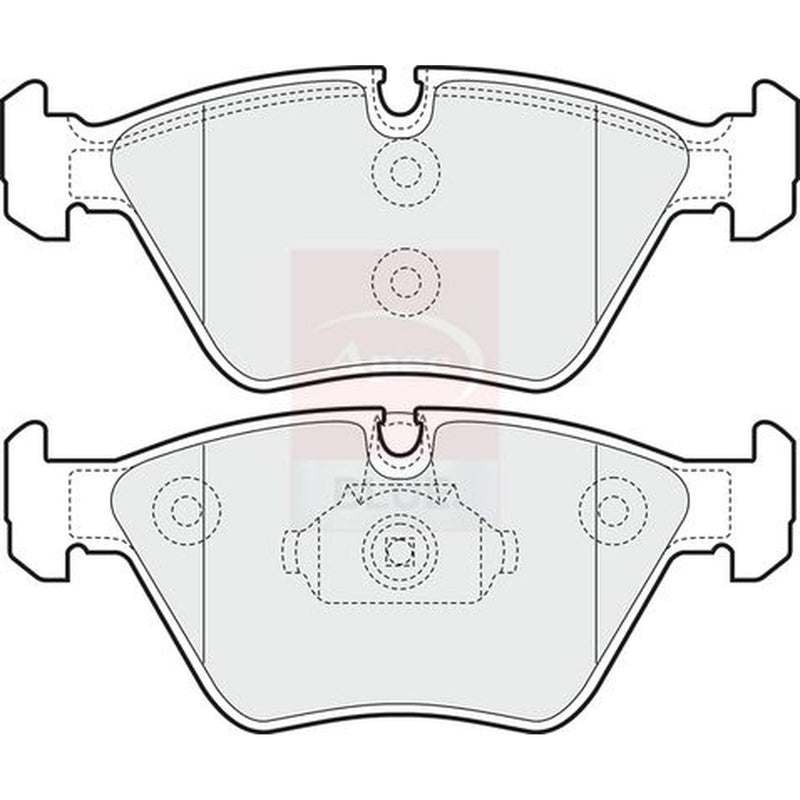 Apec Front Brake Pad Set fits BMW 3 1994-1995 3.0