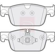 Apec Front Vented & Rear Vented Brake Discs & Pads fits Volvo V90 II 2016-2021