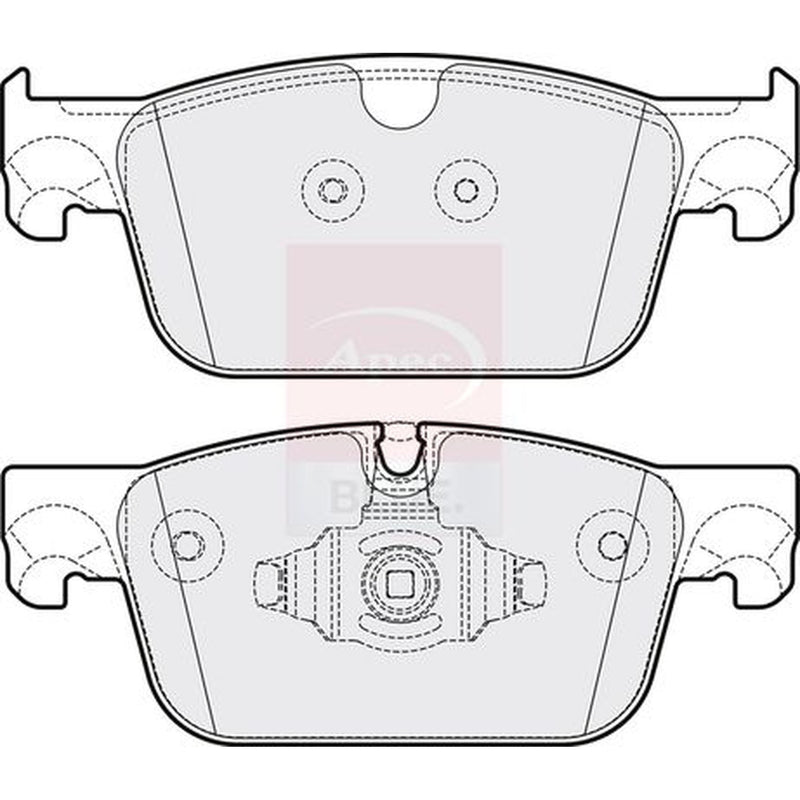 Apec Front Vented & Rear Vented Brake Discs & Pads fits Volvo V90 II 2016-2021