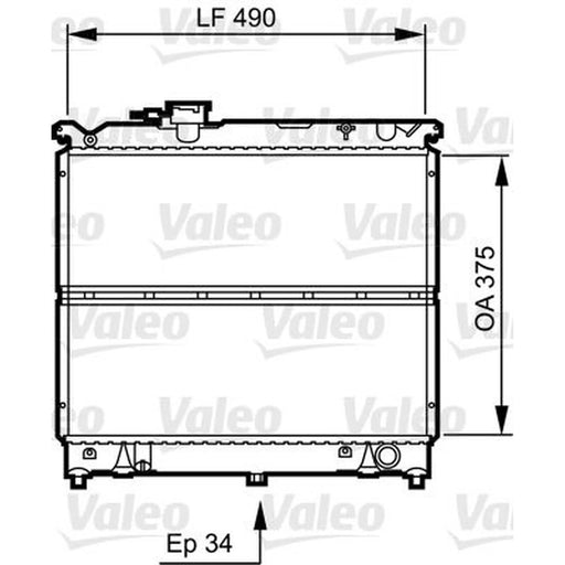 Valeo Engine Radiator 731463