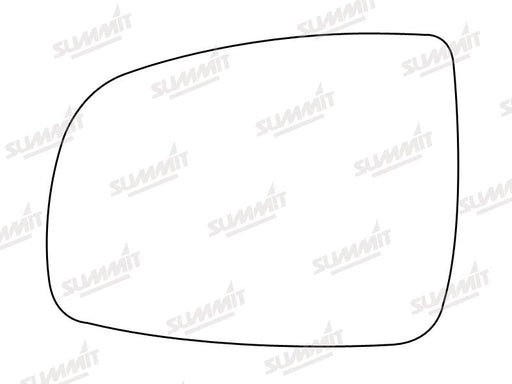 Summit Heated Backing Plate with Standard Glass fits Nissan Note 05-13 LHS Summit - Bars 4 Cars