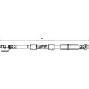 Apec Brake Hydraulic Hose Line Front fits Ford Tourneo Connect 2002-2013 1.8