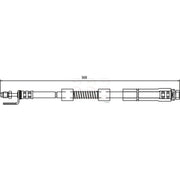 Apec Brake Hydraulic Hose Line Front HOS3678