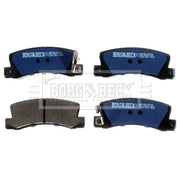 Borg & Beck Front & Rear Brake Discs & Pads fits Toyota Carina E VI 1992-1994