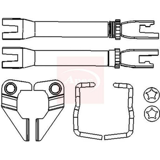 Apec Brake Slack Adjuster Teeth fits Chevrolet Matiz 2005-2013 0.8 1.0