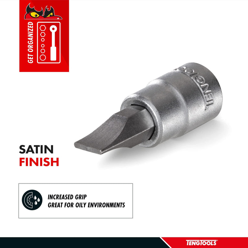 Teng Tools 1/4" Flat Bit Socket 7mm Teng Tools - Dynamic Drive