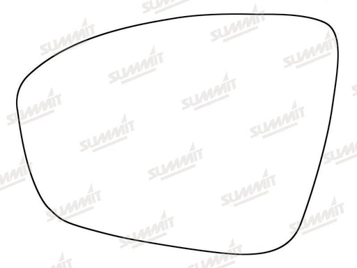 Summit Stick-On Standard Mirror Glass fits Renault Megane 15 on LHS Summit - Bars 4 Cars