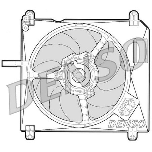 Denso Engine Cooling Fan fits Fiat Marea 1996-2002 1.4