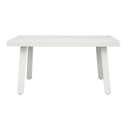 Dellonda Kyoto White 3 Piece Outdoor Garden Corner Sofa & Coffee Table Set Dellonda  - Dynamic Drive