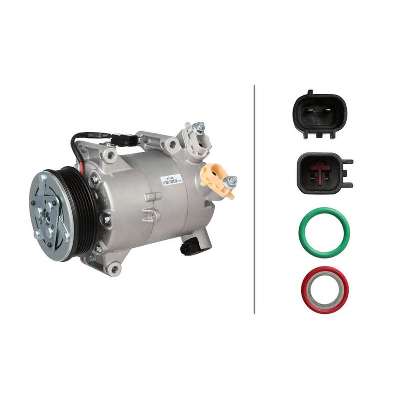 Hella Air Conditioning Compressor 8FK 366 203-491