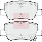 Apec Rear Brake Pad Set PAD1723
