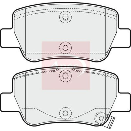 Apec Front & Rear Pads fits Toyota Avensis 2008-2018 1.6 1.8 2.0