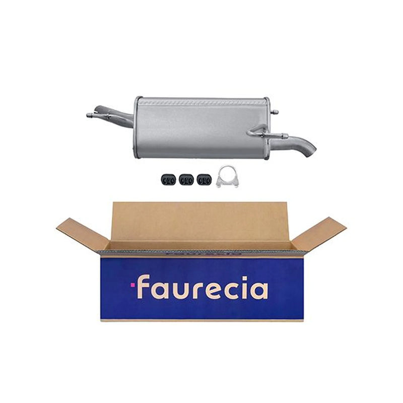 Hella End Silencer Rear fits Opel Corsa C 2000-2003 1.0