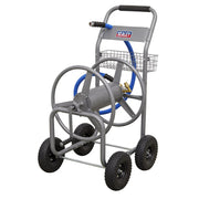 Heavy-Duty Hose Reel Cart with 5m Heavy-Duty Ø19mm Hot & Cold Rubber Water Hose Sealey - Dynamic Drive