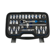 Laser Go Thru Socket Set 1/2"D 28pc 7054 Laser - Dynamic Drive