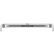 Juratek Brake Hydraulic Hose Line Rear fits Mercedes-Benz A-Class 1997-2004