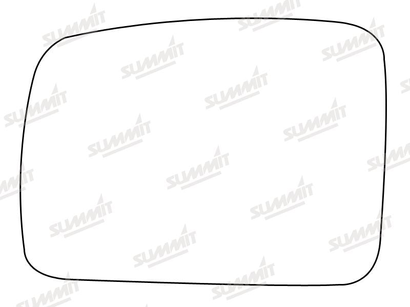 Summit Stick-On Standard Mirror Glass fits Land Rover Freelander 06 on LHS Summit - Bars 4 Cars