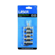 Laser Drain Plug Key Set 5pc 1580 Laser - Dynamic Drive