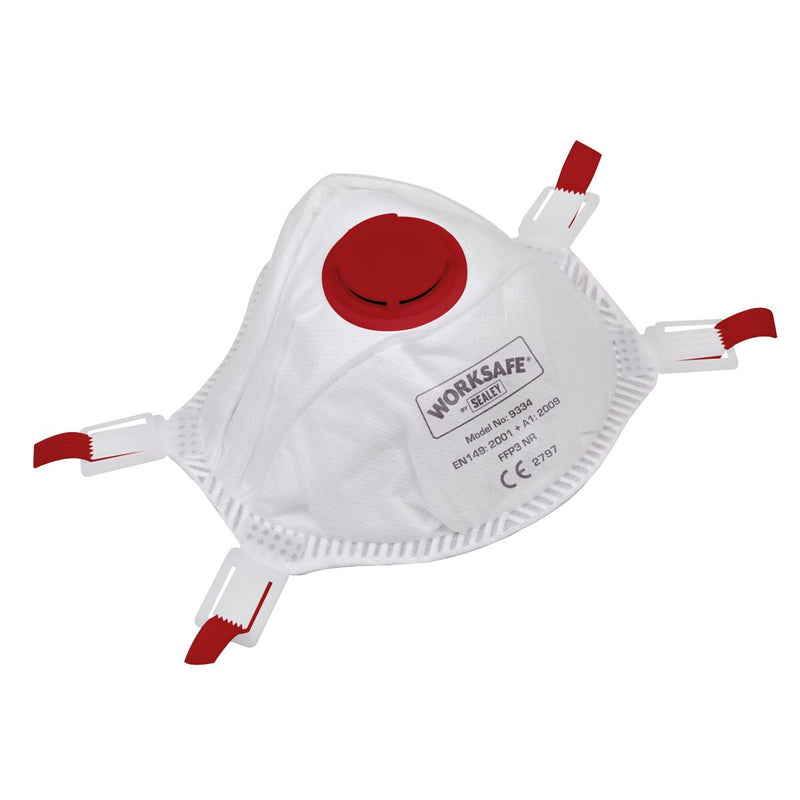 Worksafe Worksafe FFP3 Valved Cup Mask - Pack of 10 9334/10 Worksafe - Dynamic Drive