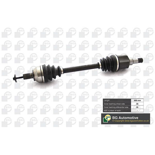 BGA CV Drive Shaft Driveshaft Front Left fits Ford C-Max 2007-2010 1.6 1.8