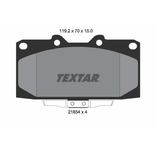 Textar Front Brake Pad Set 2185401