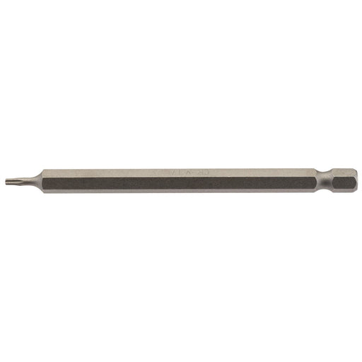Draper TX-STAR Insert Bit, 1/4" Hex, 100mm Long, T7 (Pack of 1) Draper - Dynamic Drive