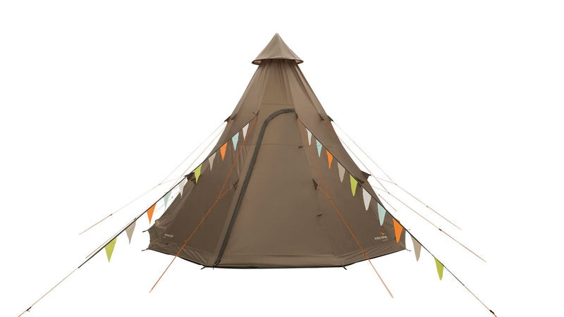 Easy Camp Rands Tipi Tent Dark Sand 8 Person Easy Camp - Dynamic Drive
