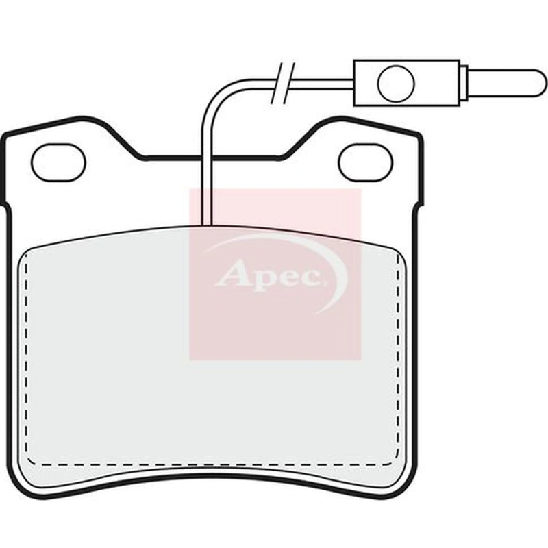 Apec Rear Brake Pad Set PAD678