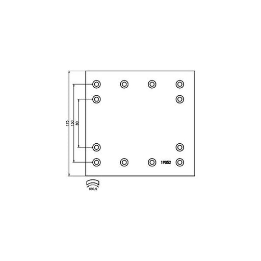 DON Don Cv Brake Lining Set fits Daf 75 1992-1998 75.240 75.270 75.300