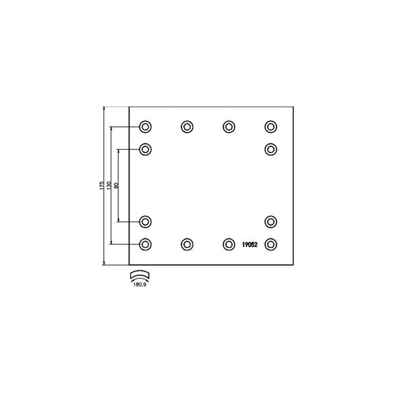 Textar Textar Cv Brake Lining Set 1905203