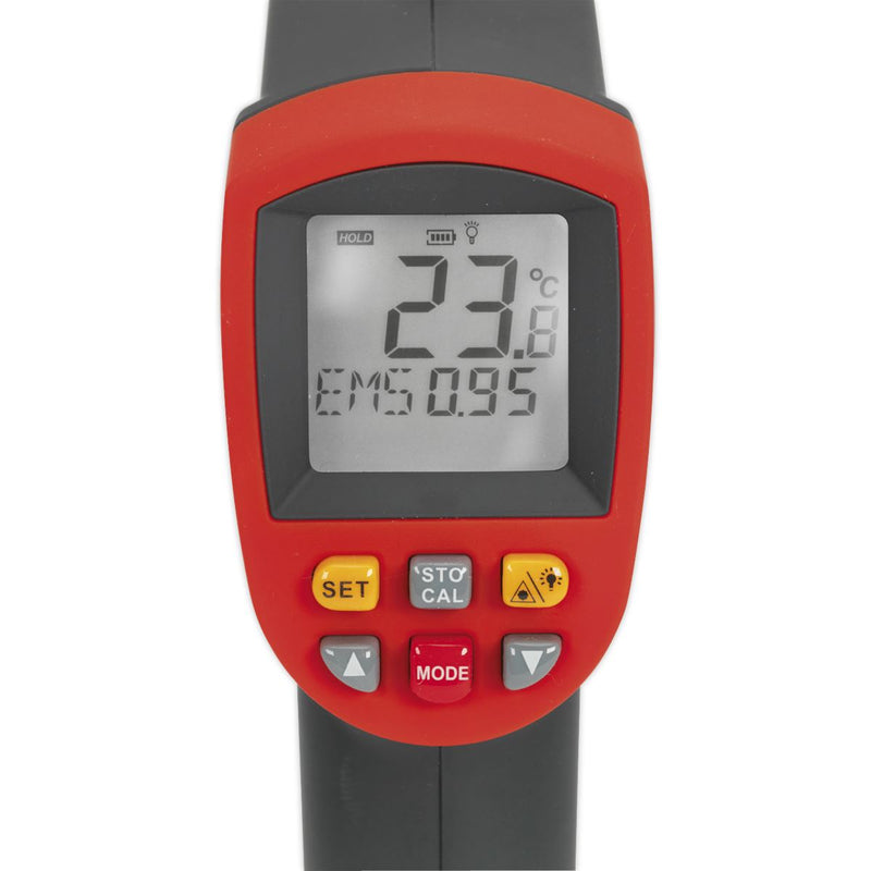 Sealey Infrared Laser Digital Thermometer 12:1 VS907 Sealey - Dynamic Drive