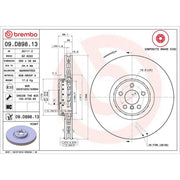 Brembo 2 x Front Aluminium Brake Disc Hub Brake Discs 09.D897.13