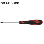 Teng Tools PZ Screwdriver PZ0 x 75mm S Teng Tools - Dynamic Drive
