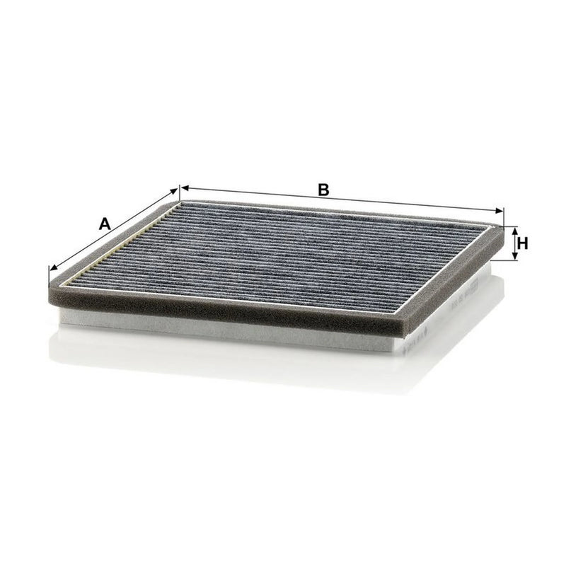 MANN-FILTER Cabin Air Filter (Pollen Filter) behind the glo fits Chevrolet Spark