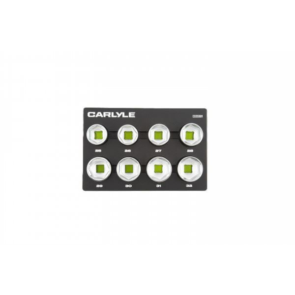 Carlyle Tools 8 Pc 1/2In Drive Metric Chrome Socket Set 25 To 32mm - image 1