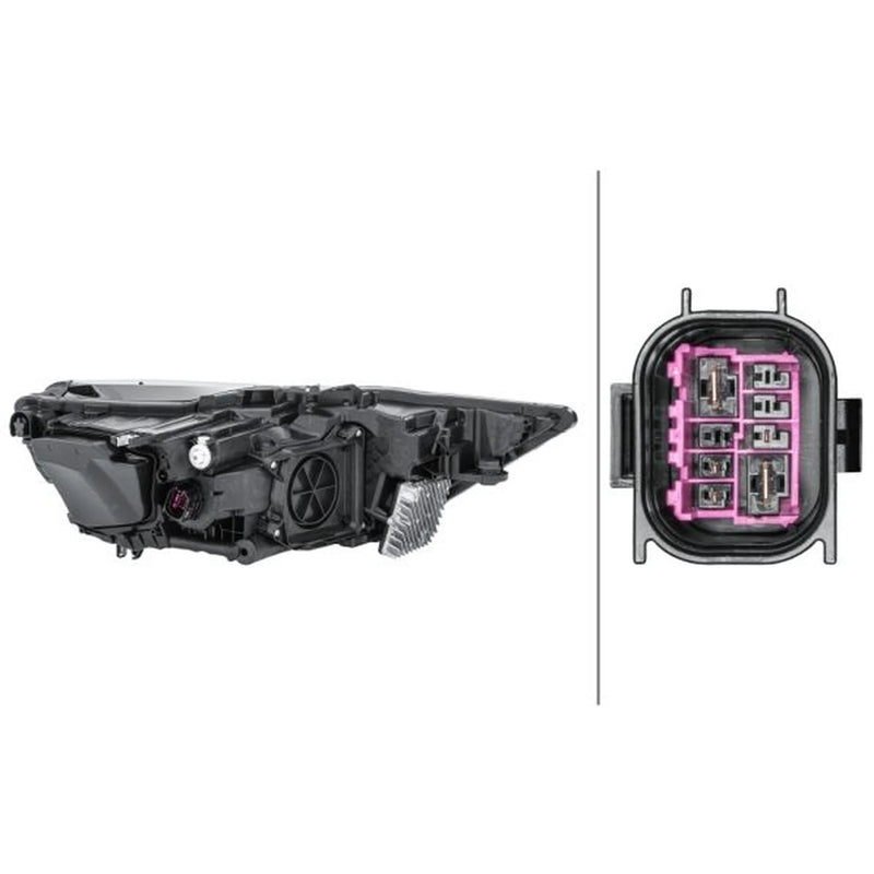 Hella Headlight Headlamp LED Left fits Audi A6 C8 2018-2021