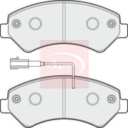 Apec Front Brake Pad Set fits Citroën Relay III 2011 on 2.2