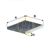 NAPA Cabin Air Filter (Pollen Filter) fits Ford B-Max 2012-2017 1.0 1.4 1.5 1.6