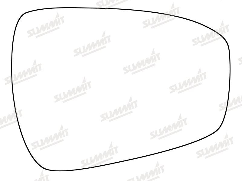 Summit Heated Base Plate With Standard Mirror Glass fits Ford Mondeo 14 on RHS Summit - Bars 4 Cars