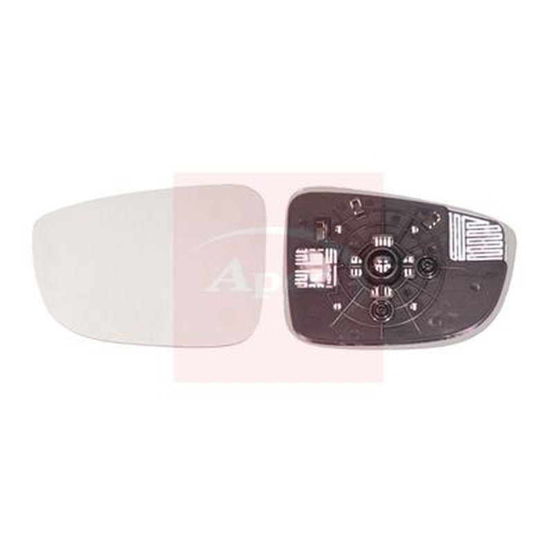 Apec Exterior Wing Mirror Glass Left fits Mazda 3 2013-2019 1.5 1.6 2.0 2.2