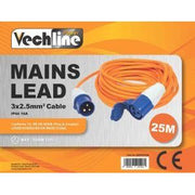 Vechline Mains Extension Lead 25M/Zipped Carry Bag QQ016162A Vechline - Dynamic Drive