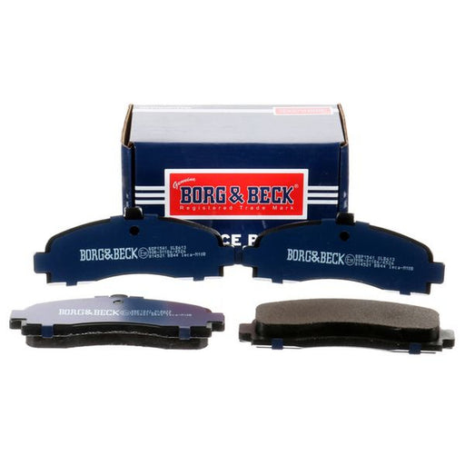 Borg & Beck Front Brake Discs & Pads fits Nissan Micra II 1992-2003 1.0 1.3 1.4
