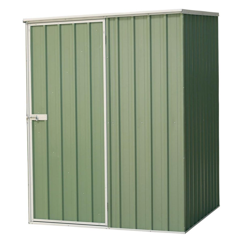 Dellonda Galvanised Steel Metal Garden Shed Green Dellonda - Dynamic Drive