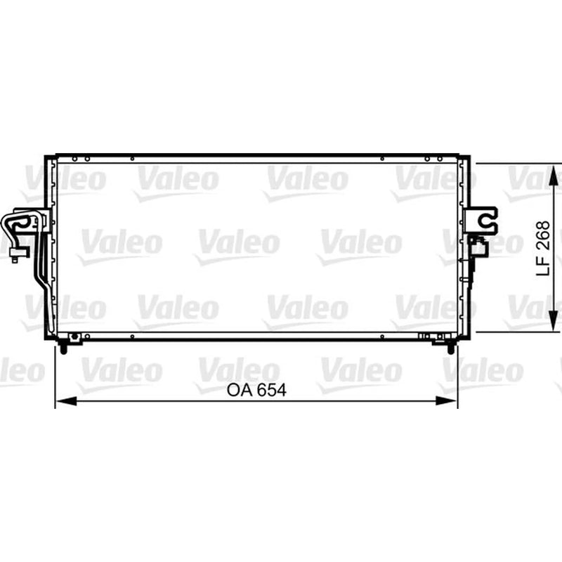 Valeo Air Conditioning Condenser 817792