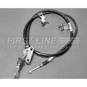 First Line Handbrake Cable Left Rear fits Mazda 323 C 1994-1998 1.5 1.8