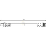 NAPA Brake Hydraulic Hose Line Front NBH1422