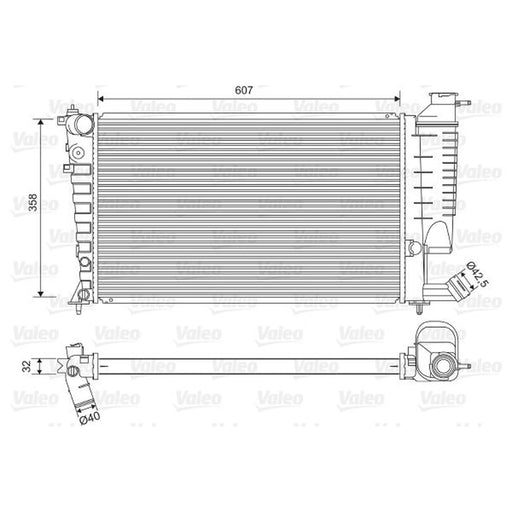 Valeo Engine Radiator 732520