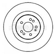 Borg & Beck Front & Rear Brake Discs & Pads fits Mercedes-Benz M-Class 1998-2005